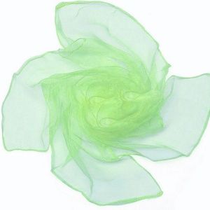 Light Green Pinup Nylon chiffon head scarf rockabilly